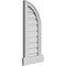 Ekena Millwork Quarter Round Top Right Surface Mount PVC Gable Vent w/ 2"W x 2"P Brickmould Sill Frame, 12"W x 30"H GVPQR12X3003SF - alternate 2